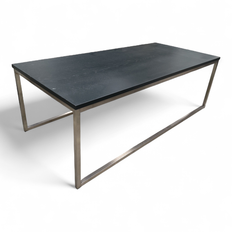 Loungebord 130x60cm Sortlakkert