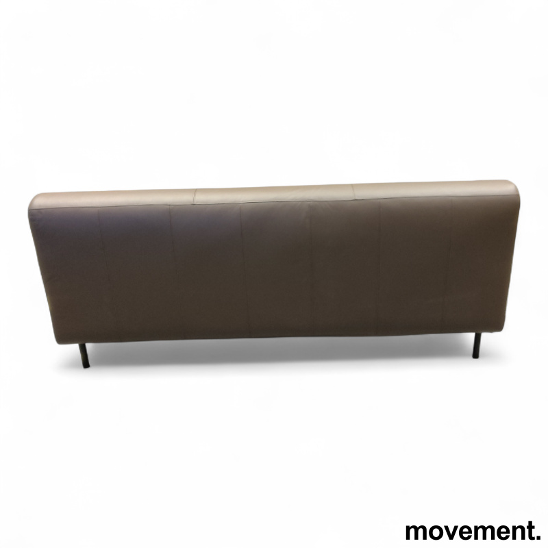 Frame sofa 200cm Brunt skinn, ben i - 3 / 3