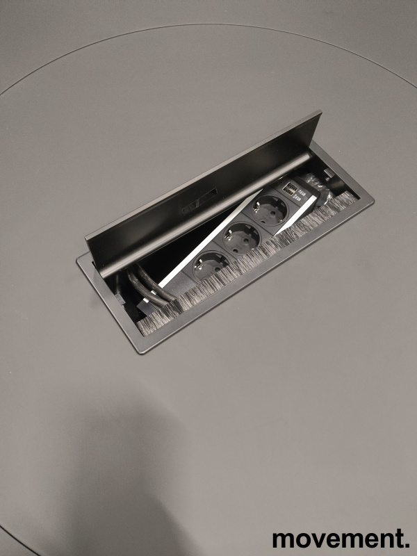 Manzu table Ø=160cm Sort, myk - 5 / 6