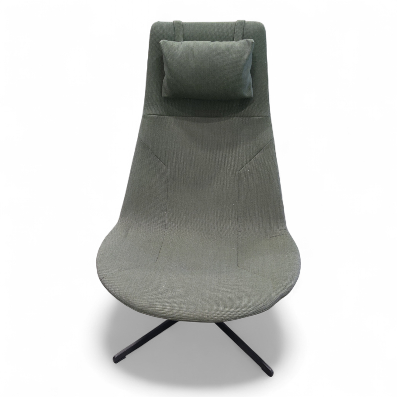 Chic Lounge A10F Grågrønt stoff,