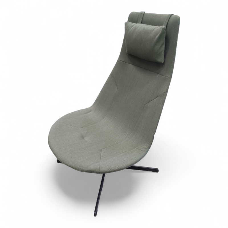 Chic Lounge A10F Grågrønt stoff,