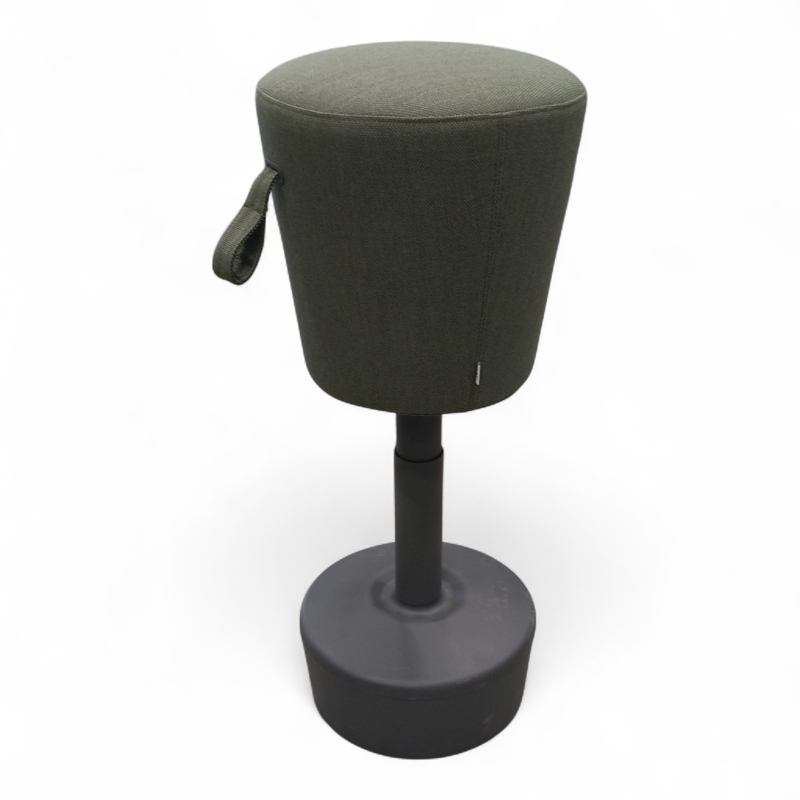 Mickey barstol Grønt stoff, sort