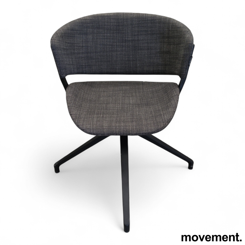 Phoenix Chair Grått stoff, sort - 1 / 2