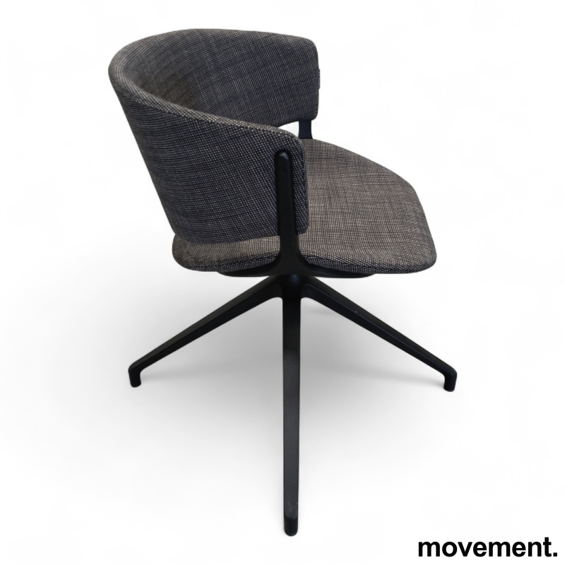 Phoenix Chair Grått stoff, sort - 2 / 2