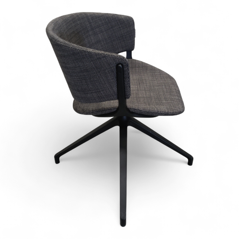 Phoenix Chair Grått stoff, sort