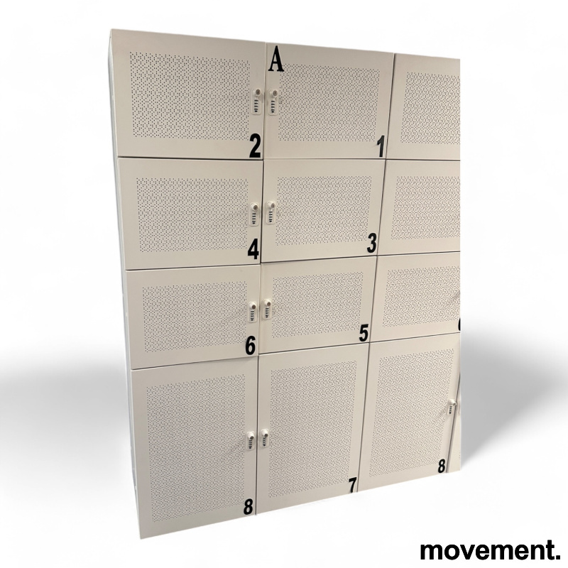 Storage lukeskap, 8 luker Hvit, - 2 / 3