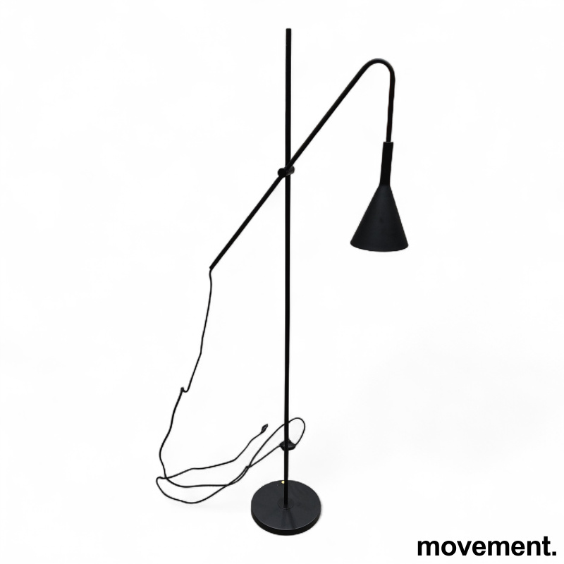 Rope gulvlampe Sort, Pent brukt - 1 / 2