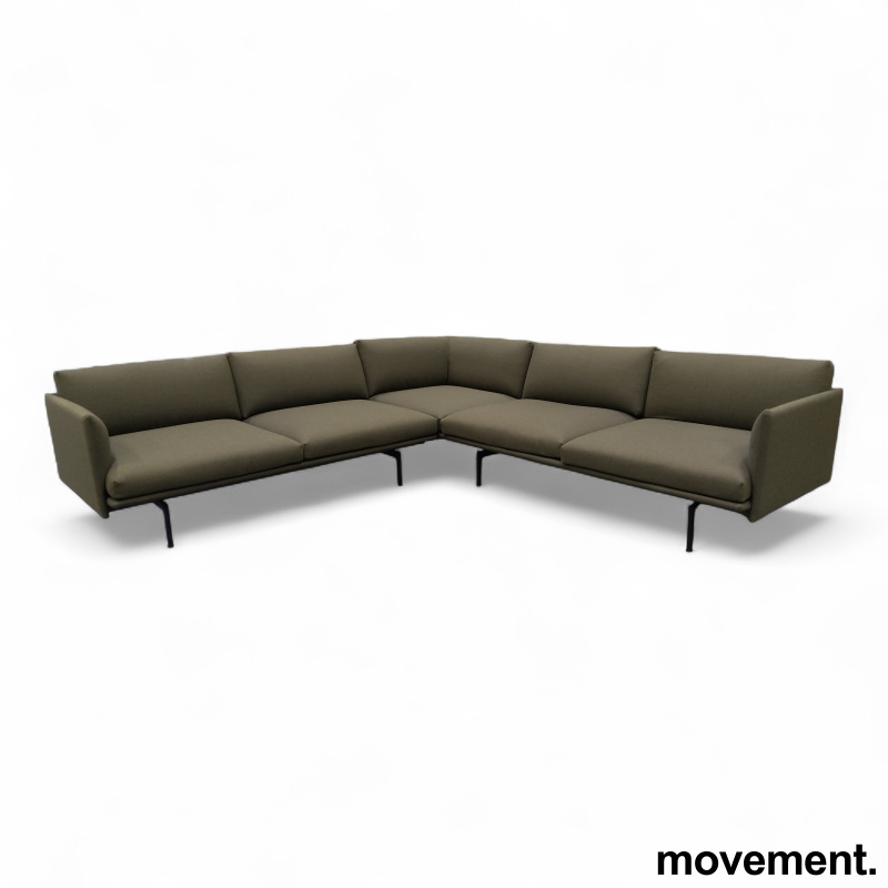 Outline hjørnesofa 255x255cm Mørkt - 1 / 2