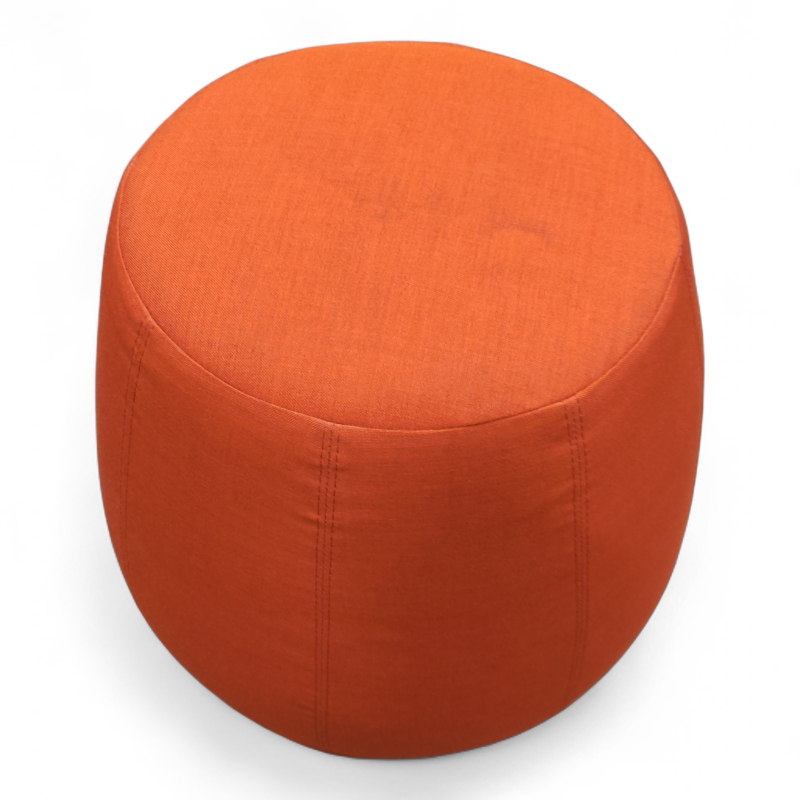 Pix puff 3028 Ø=50  Rødorange stoff