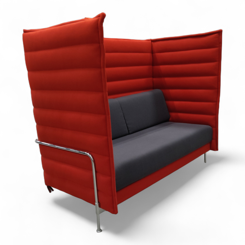 Alcove 2-seter Highback Rød rygg,