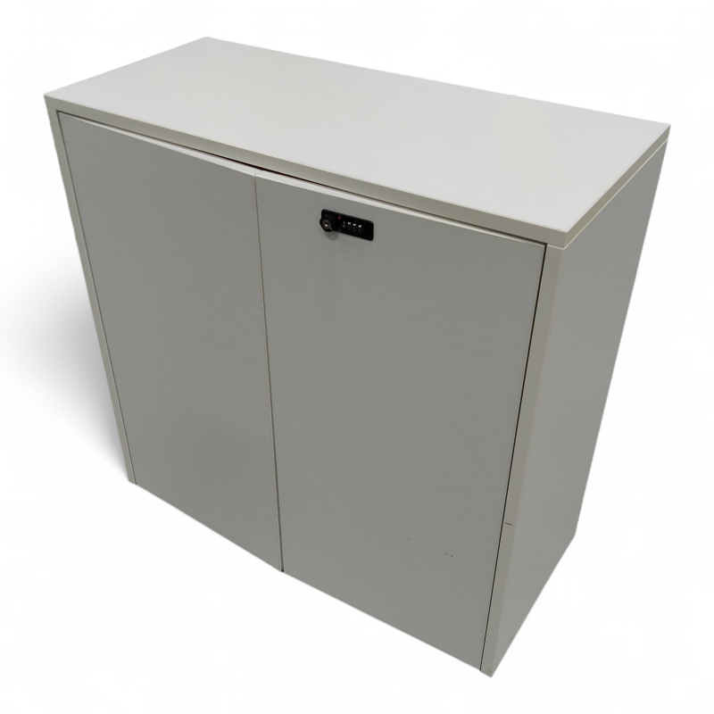 Delta45 skap 2A4, 80cm bredde Hvit,