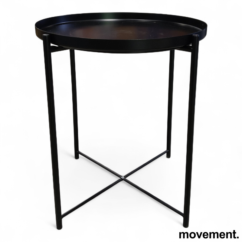 Gladom Sortlakkert metall, Pent