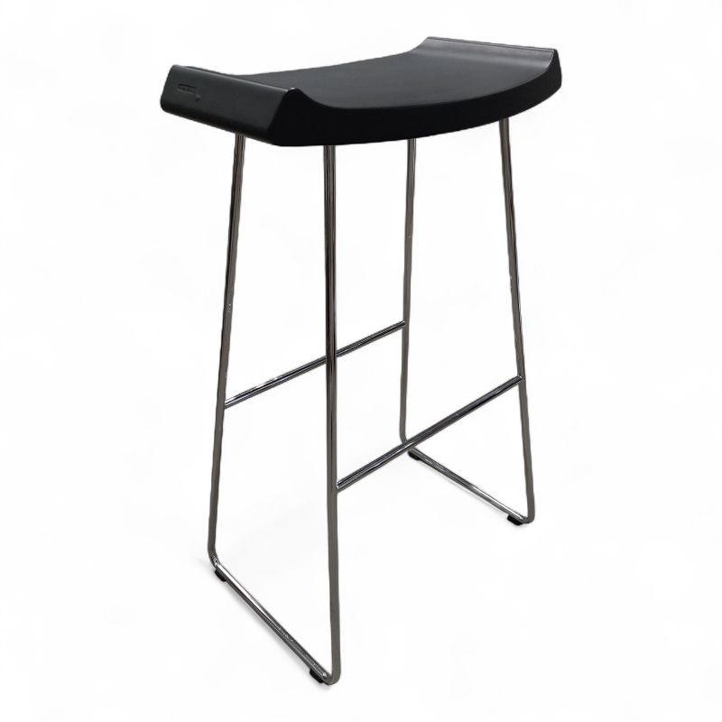 Jefferson barstol 79cm Sort sete,