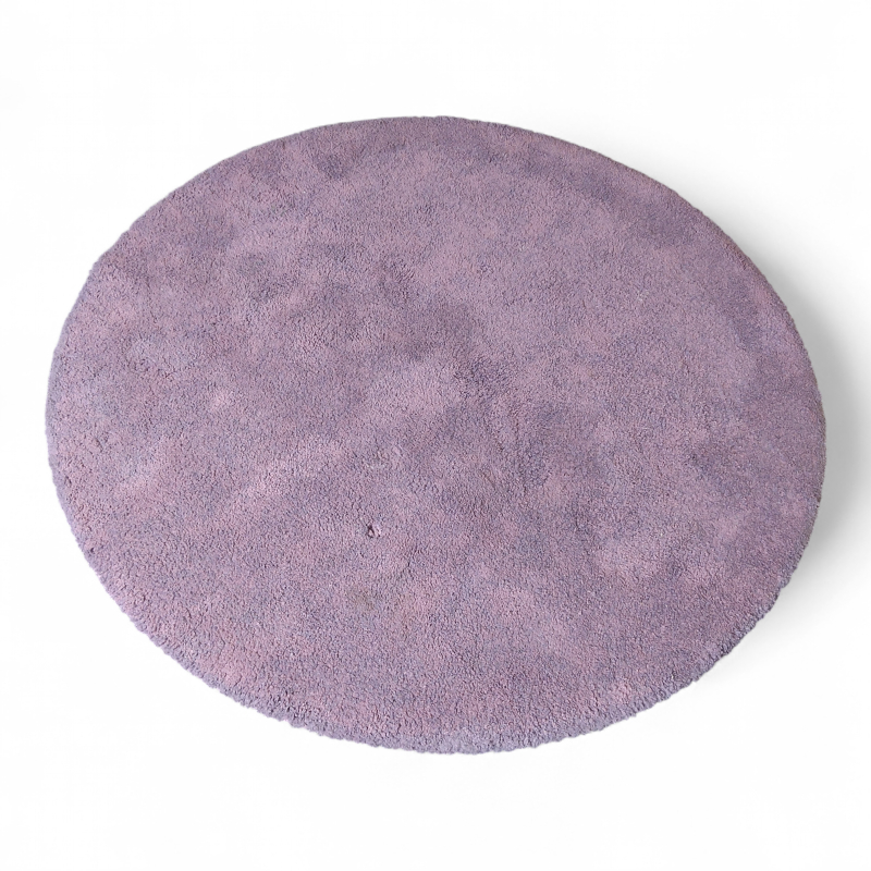 Gulvteppe Ø=130cm Lilla, Pent brukt