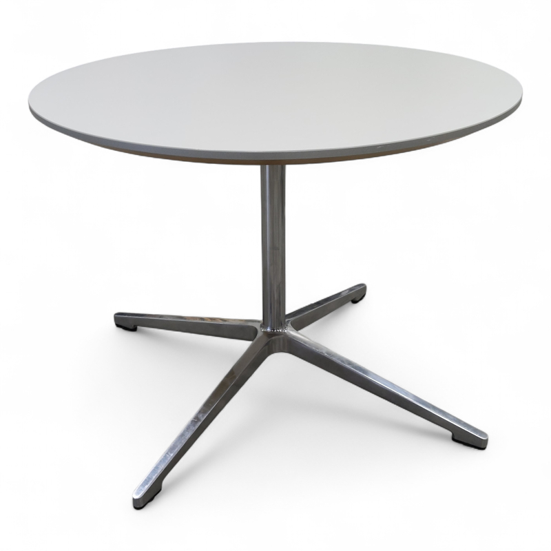 Loungebord Ø=70cm, høyde 53cm Hvit