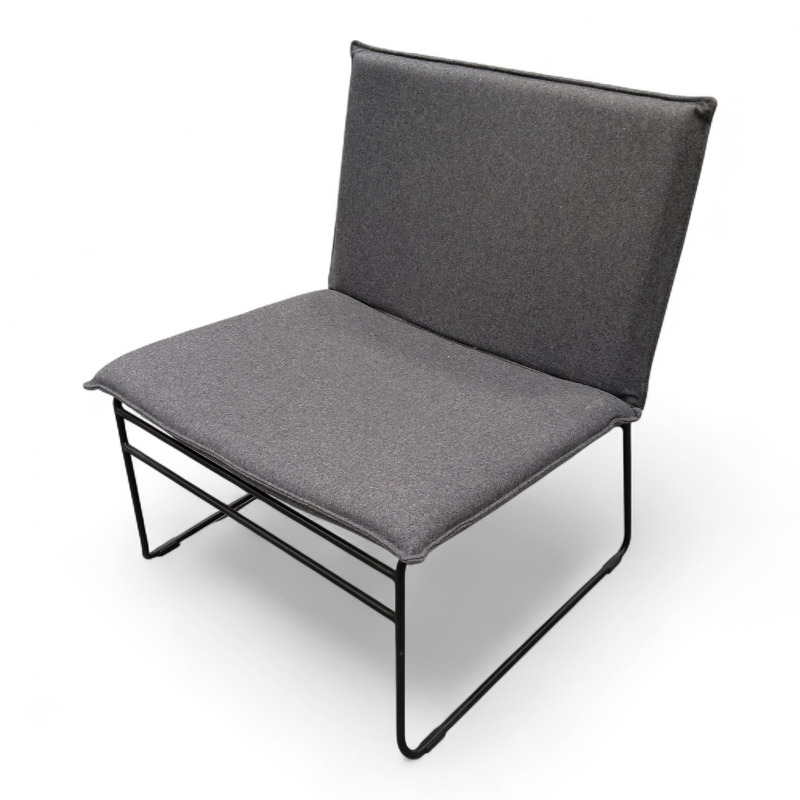 Kyst lounge chair Grått stoff