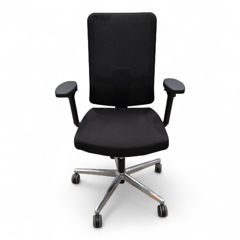 James med meshrygg og armlene Sort