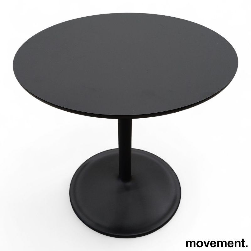 Soft side table Ø=48cm Sort - 1 / 2
