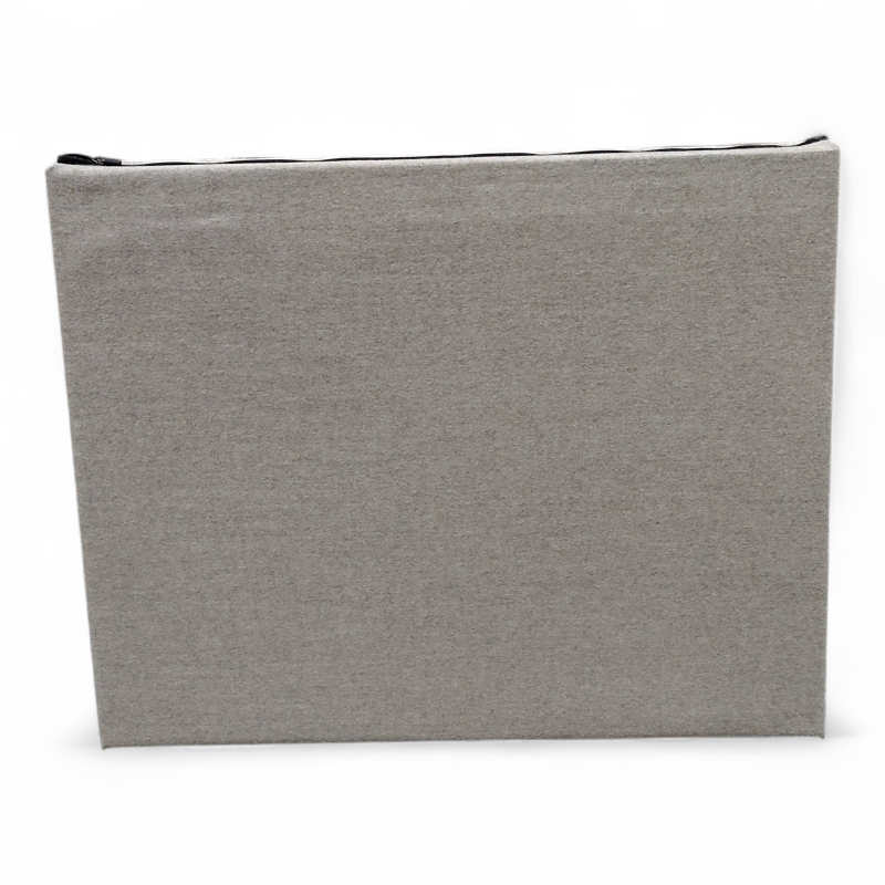 Face bordskjerm 80x65cm Brunt stoff