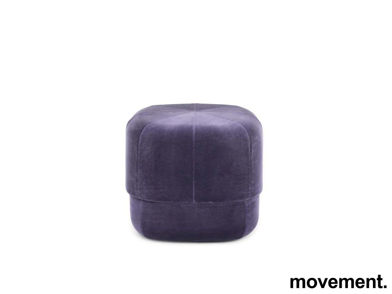Circus Pouf small Purple velour,