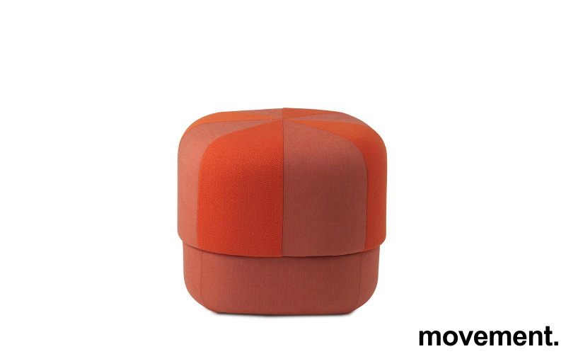 Stk. 6 Circus Pouf small duo Orange, Ubrukt Normann Copenhagen 4.