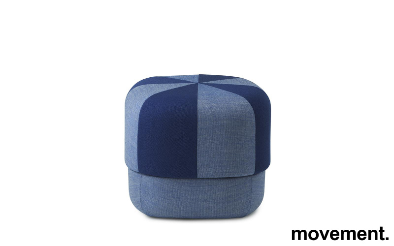 Circus Pouf small duo Blue, Ubrukt