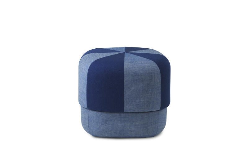 Circus Pouf small duo Blue, Ubrukt