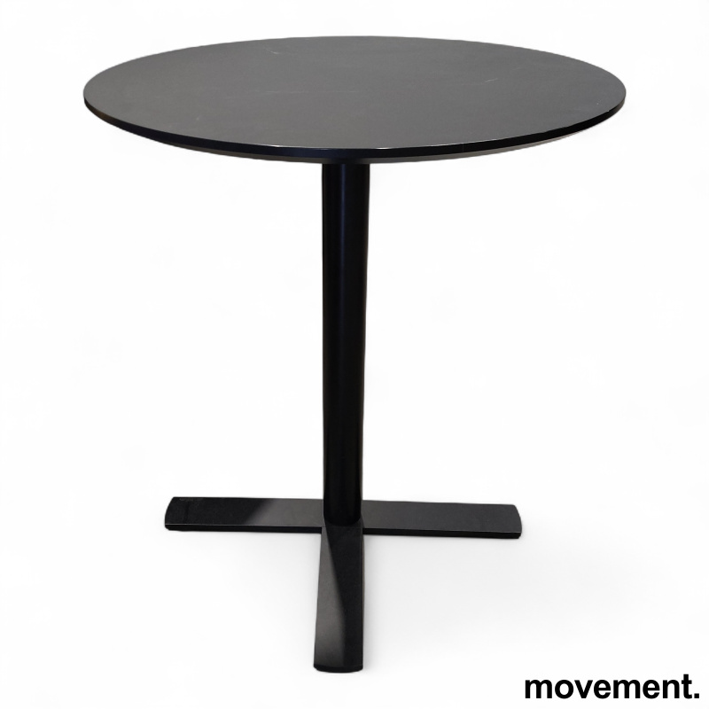 Barbord Ø=80, høyde 90cm Sort - 2 / 2
