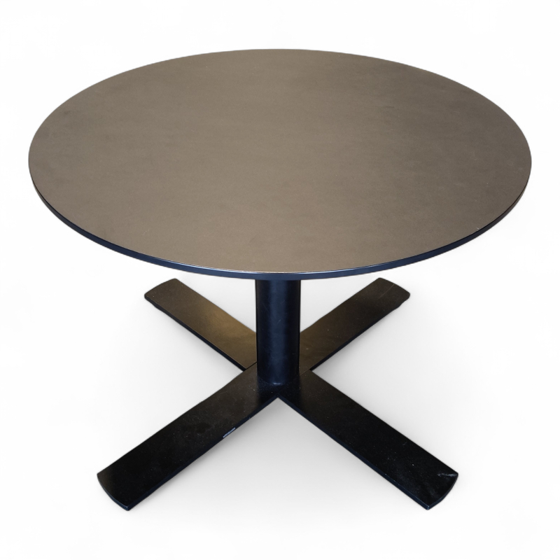 Loungebord Ø=70cm, høyde 52cm Sort