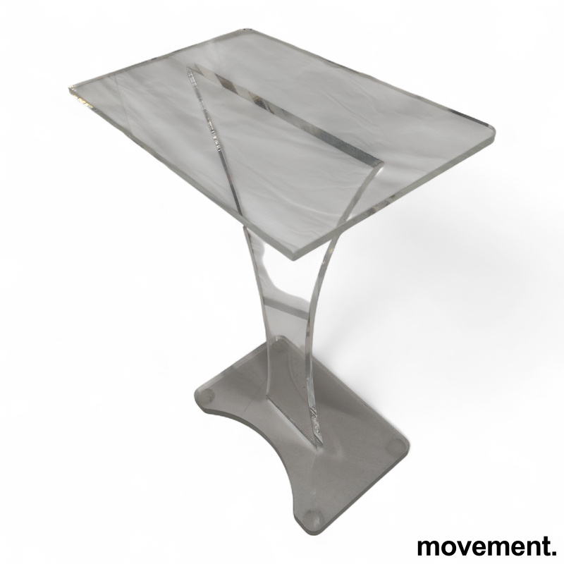 Talerstol Plexiglass, Pent brukt