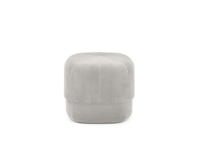 Circus Pouf small Beige velour,