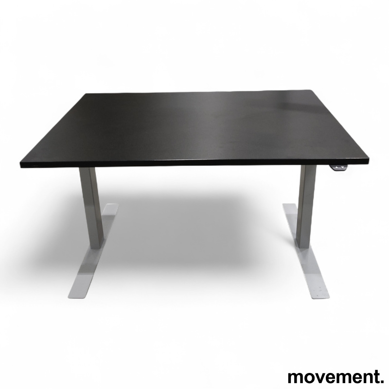 Hevsenk 120x80cm Sort laminat, - 1 / 2