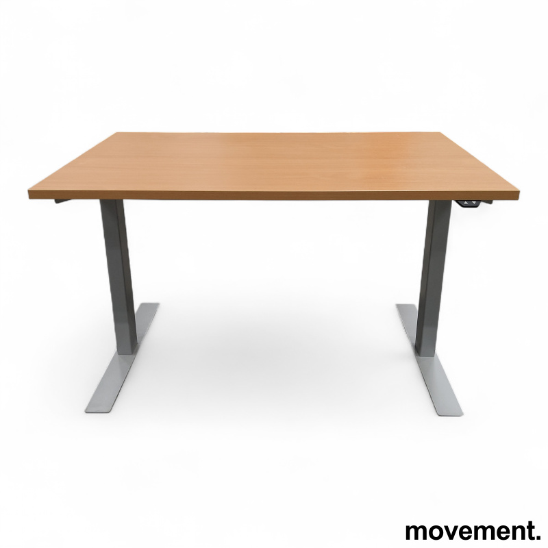 Hevsenk 120x80cm Bøk laminat, grått - 2 / 2