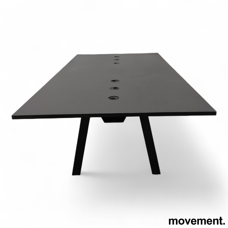 Factor møtebord 250x130cm Sort - 2 / 3