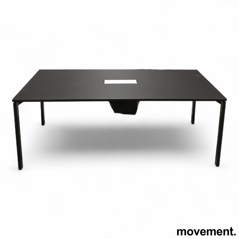Nexus møtebord 200x90cm Sort - 1 / 3