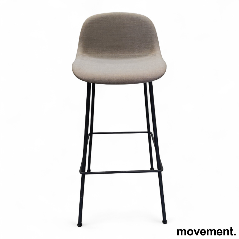 Fiber stool tube base med rygg, - 2 / 2