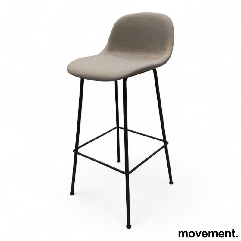 Fiber stool tube base med rygg, - 1 / 2