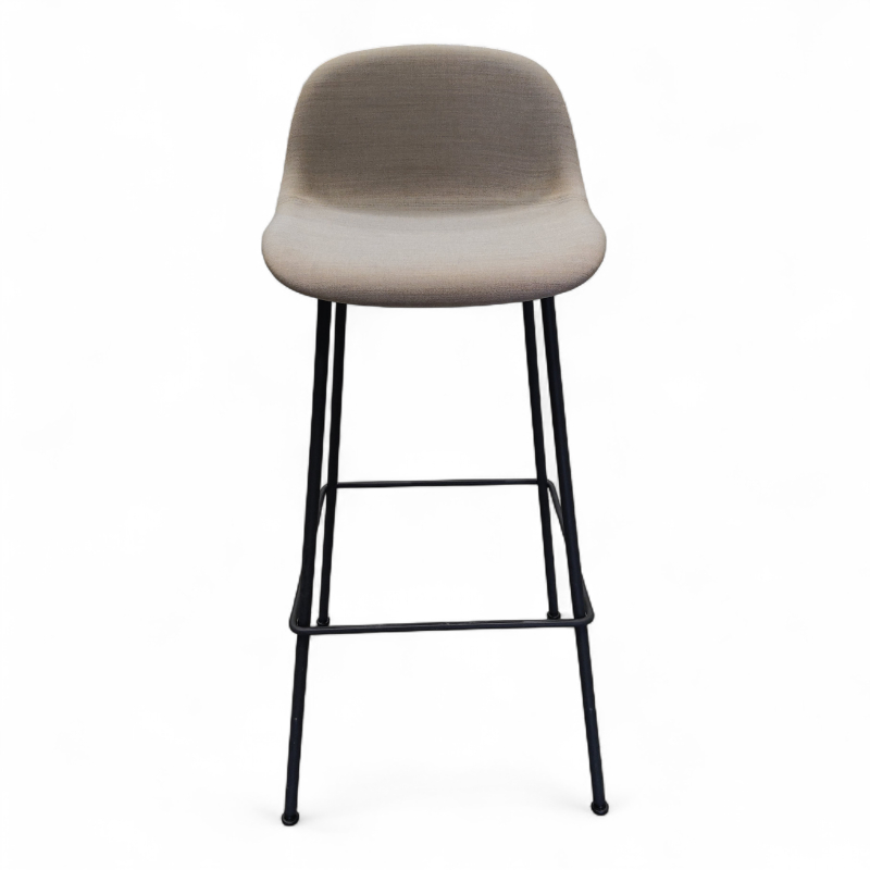 Fiber stool tube base med rygg,