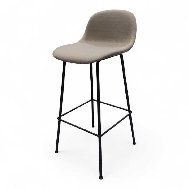 Fiber stool tube base med rygg,