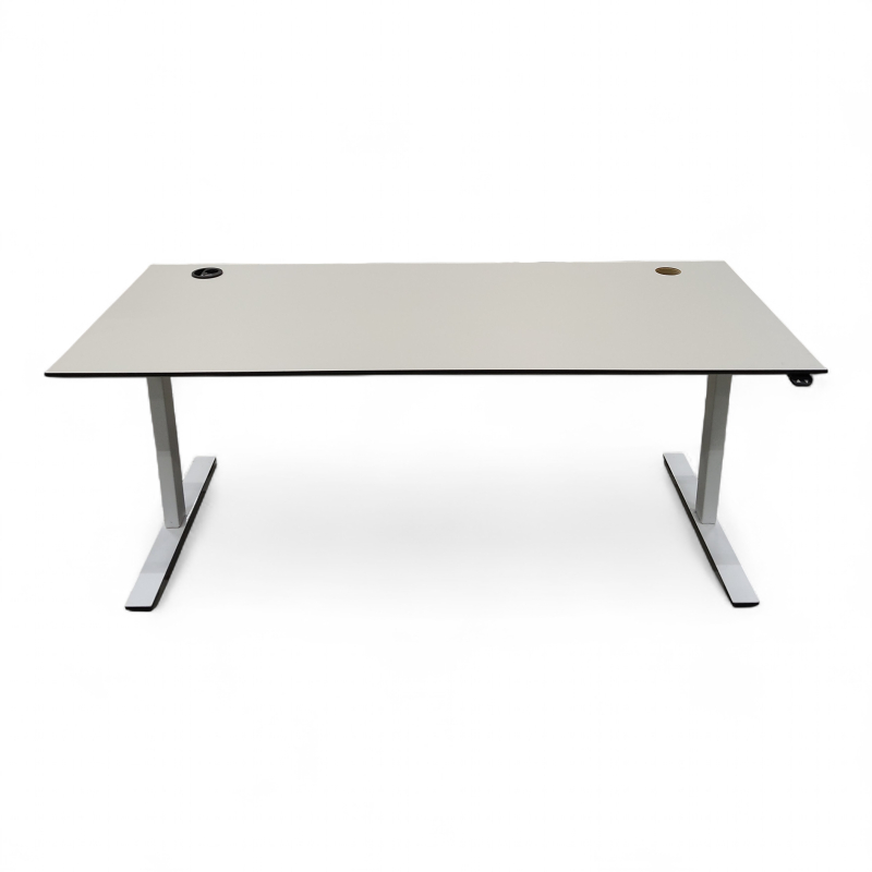 Delta hevsenk 180x80 Hvit laminat