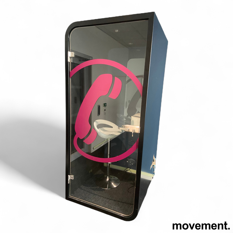 Telefonkiosk Sort omramming, Pent - 1 / 3