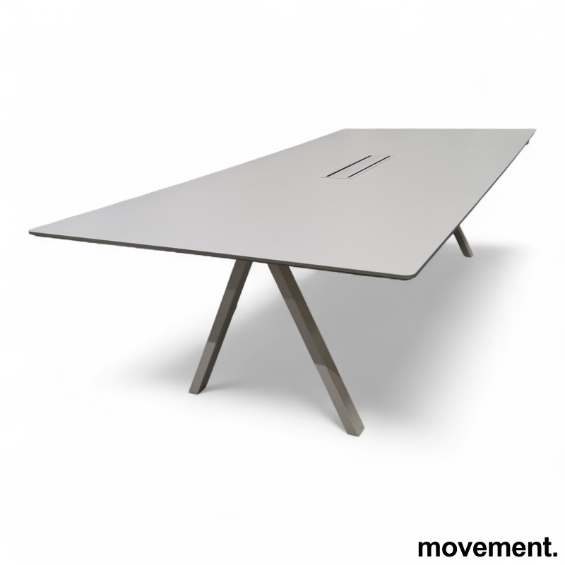 Møtebord 275x130cm, A-ben Hvit - 3 / 3