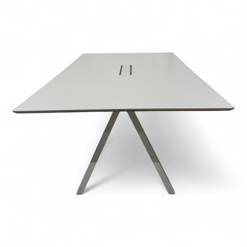 Møtebord 275x130cm, A-ben Hvit