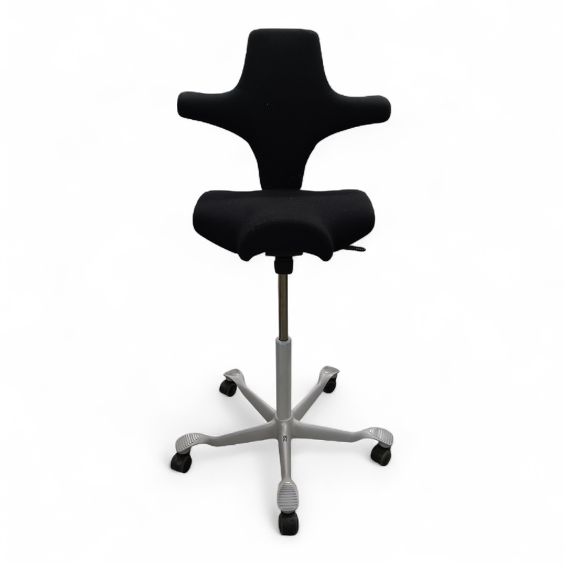 Capisco 8106 høy Sort stoff