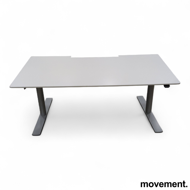 Hevsenk 160x80cm Hvit laminat, - 1 / 2