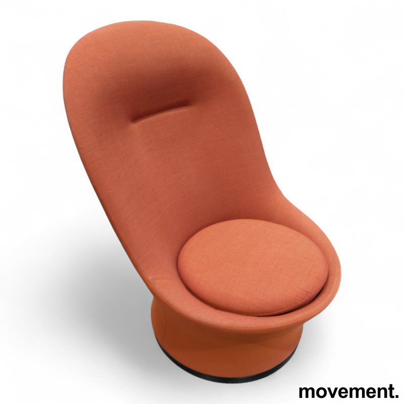 Eva loungestol Orange stoff (Utside - 1 / 3