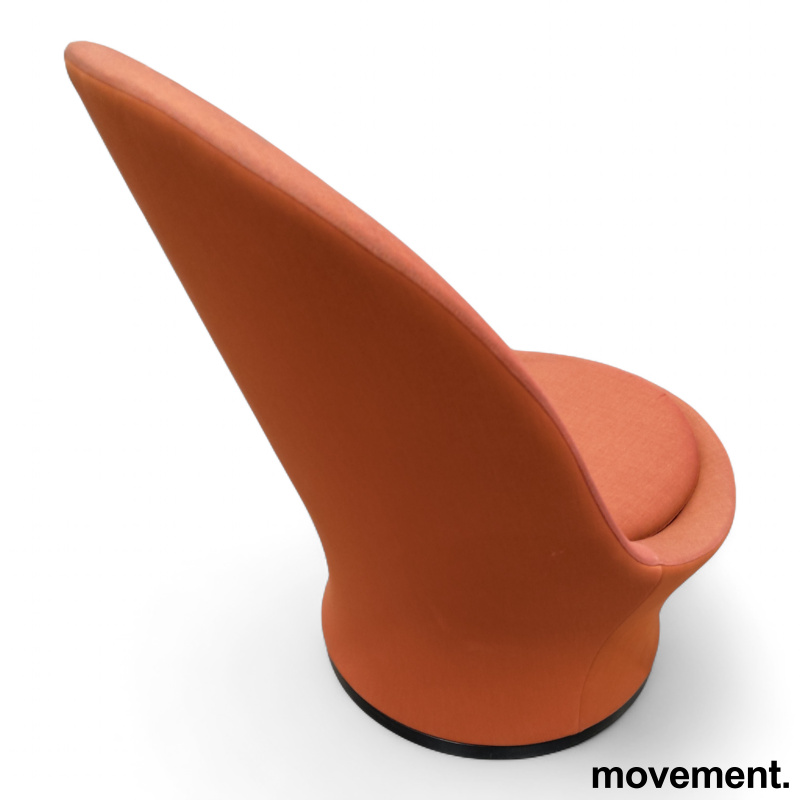 Eva loungestol Orange stoff (Utside - 3 / 3