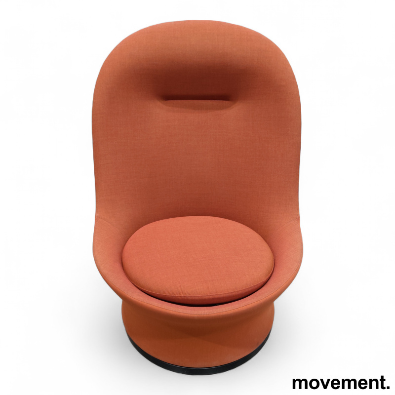 Eva loungestol Orange stoff (Utside - 2 / 3