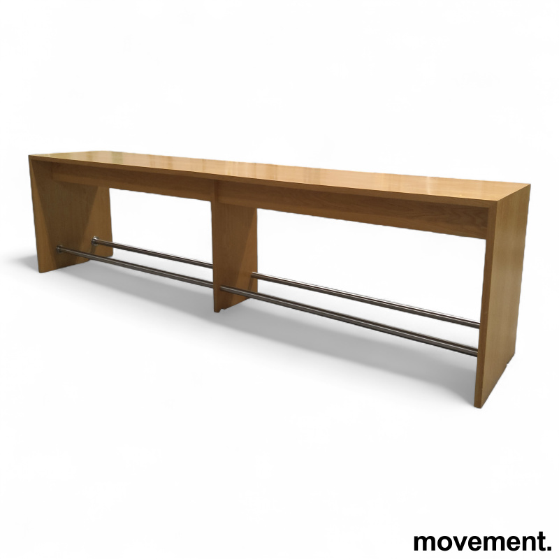 Barbord 400x80cm, høyde 110cm Eik, - 1 / 3