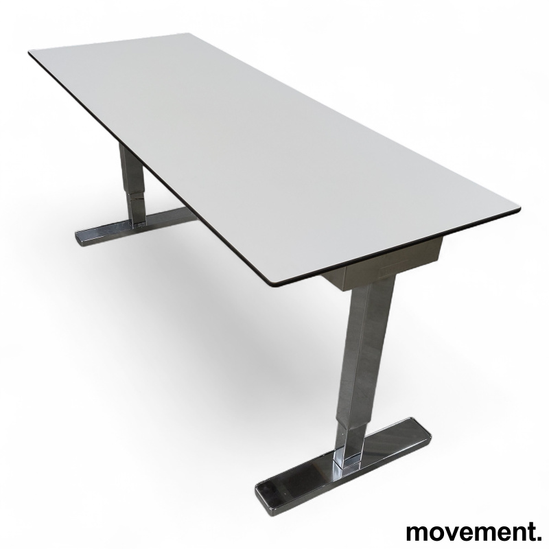 Link sidebord 160x60cm Hvit laminat - 2 / 2